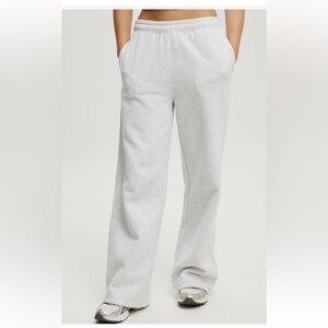 Cotton On Gray Straight Leg Sweatpant Active Plush